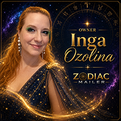 Inga Ozolina - Owner, Zodiac Mailer